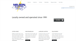 Desktop Screenshot of nelsonelectricofthetriad.com
